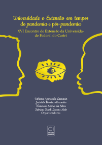 Capa do livro de textos publicados no XVI Encontro de Exensão da Universidade Federal do Cariri
